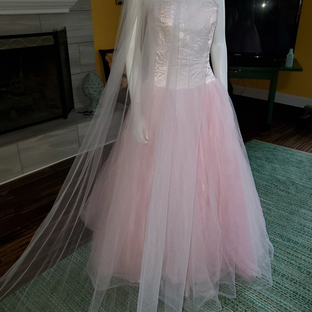 Tiffany designer wedding or prom dress